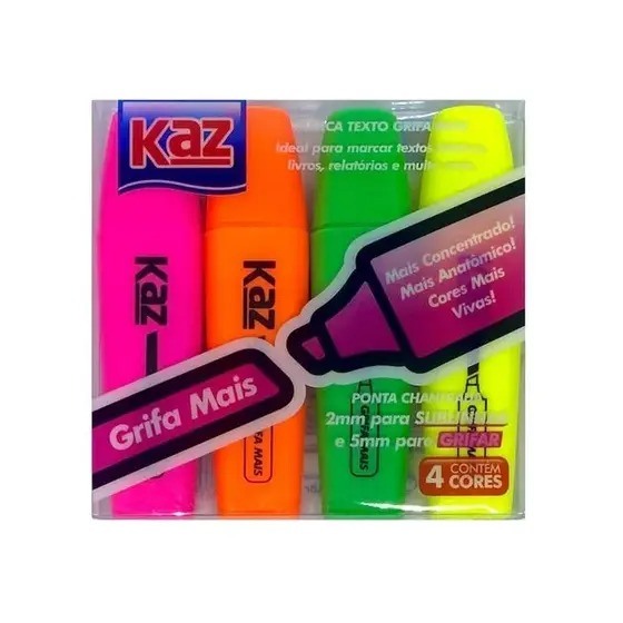 MARCA TEXTO NEON C/4 KZ723N